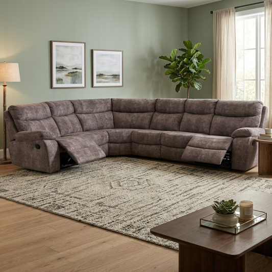 Grafton Lizzie 4 Piece Corner 2 Motion Lounge Suite - Fabric
