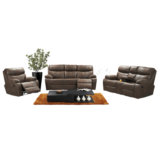 Grafton Lizzie 3.2.1 + Console 3 Motion Lounge Suite - Fabric