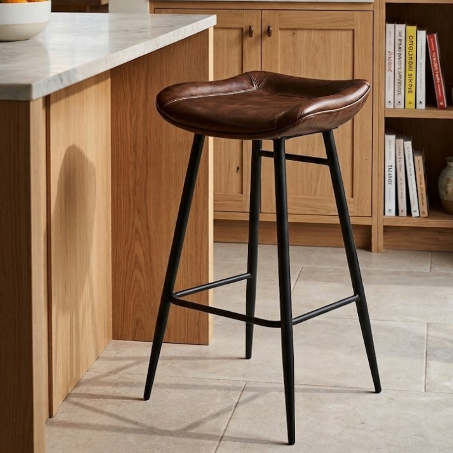 Luke Bar Stools - Leather