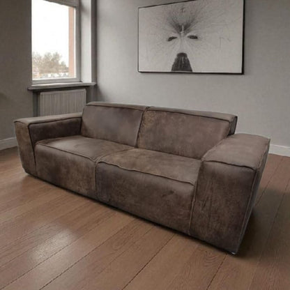 Manhattan 3 Div Couch - Genuine Leather