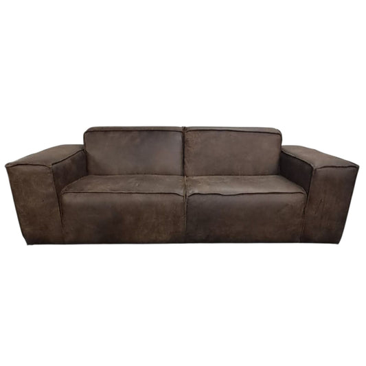 Manhattan 3 Div Couch - Genuine Leather