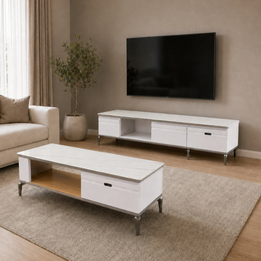 Marbella Coffee & Entertainment Unit Combo - TVS63