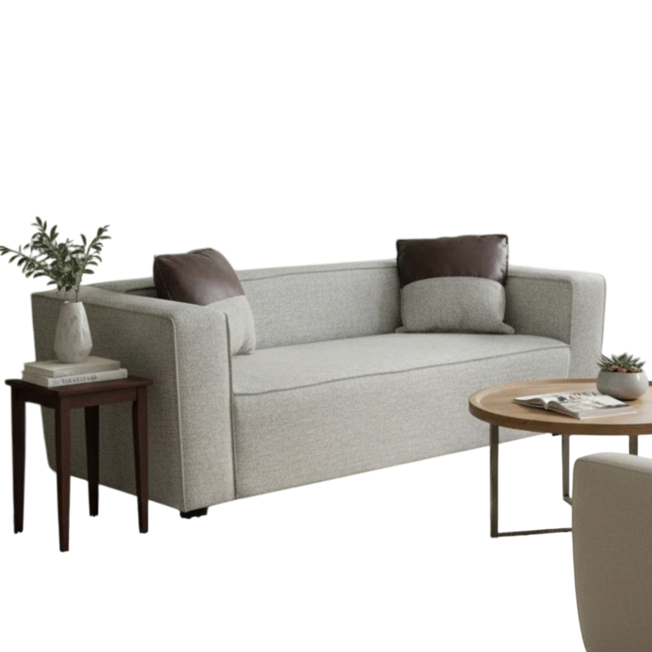 Milano 3 Div Couch - Fabric