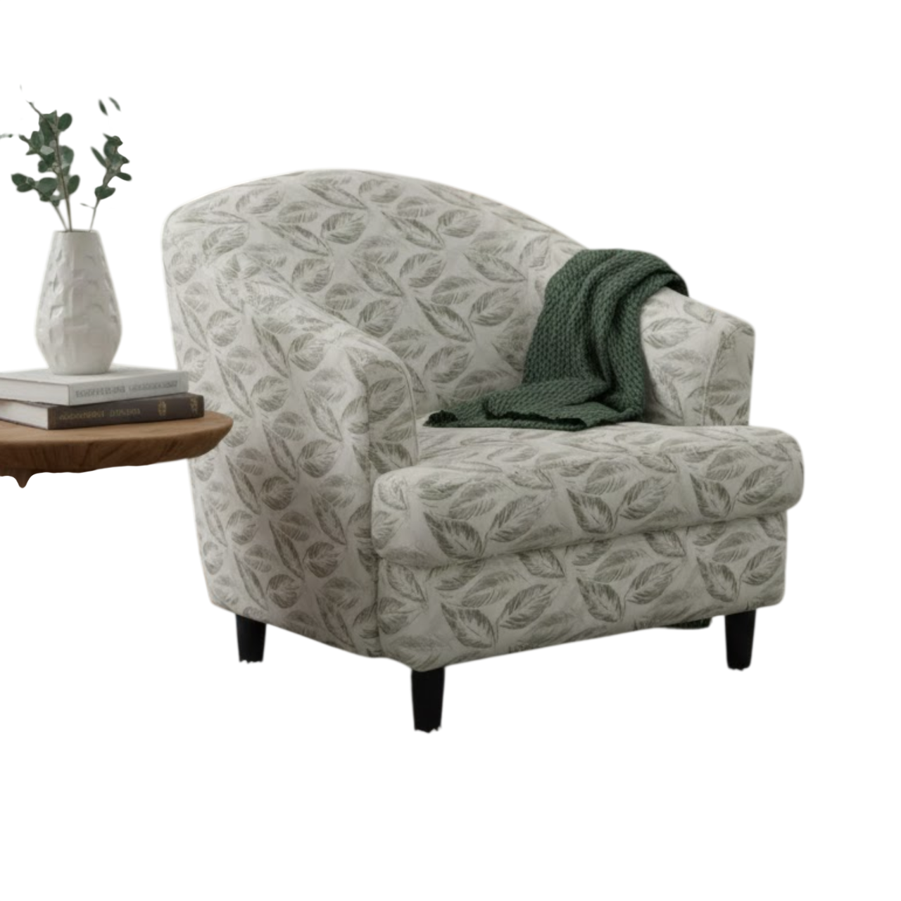 Alpine Ntombi Occasional Chair Fabric Side View - Ismails Furnishers
