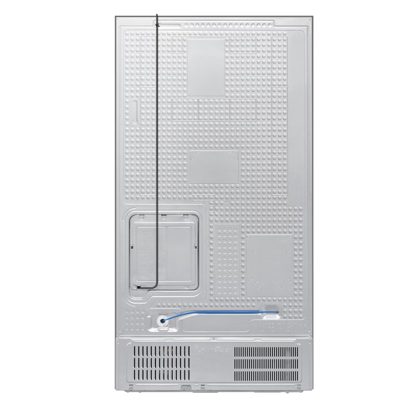 Samsung 594L Side by Side Bespoke AI 21.5” Family Hub Screen Plumbed - Black - RS90F64A2FFA