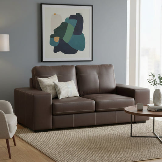 Sienna Couch - Genuine Leather