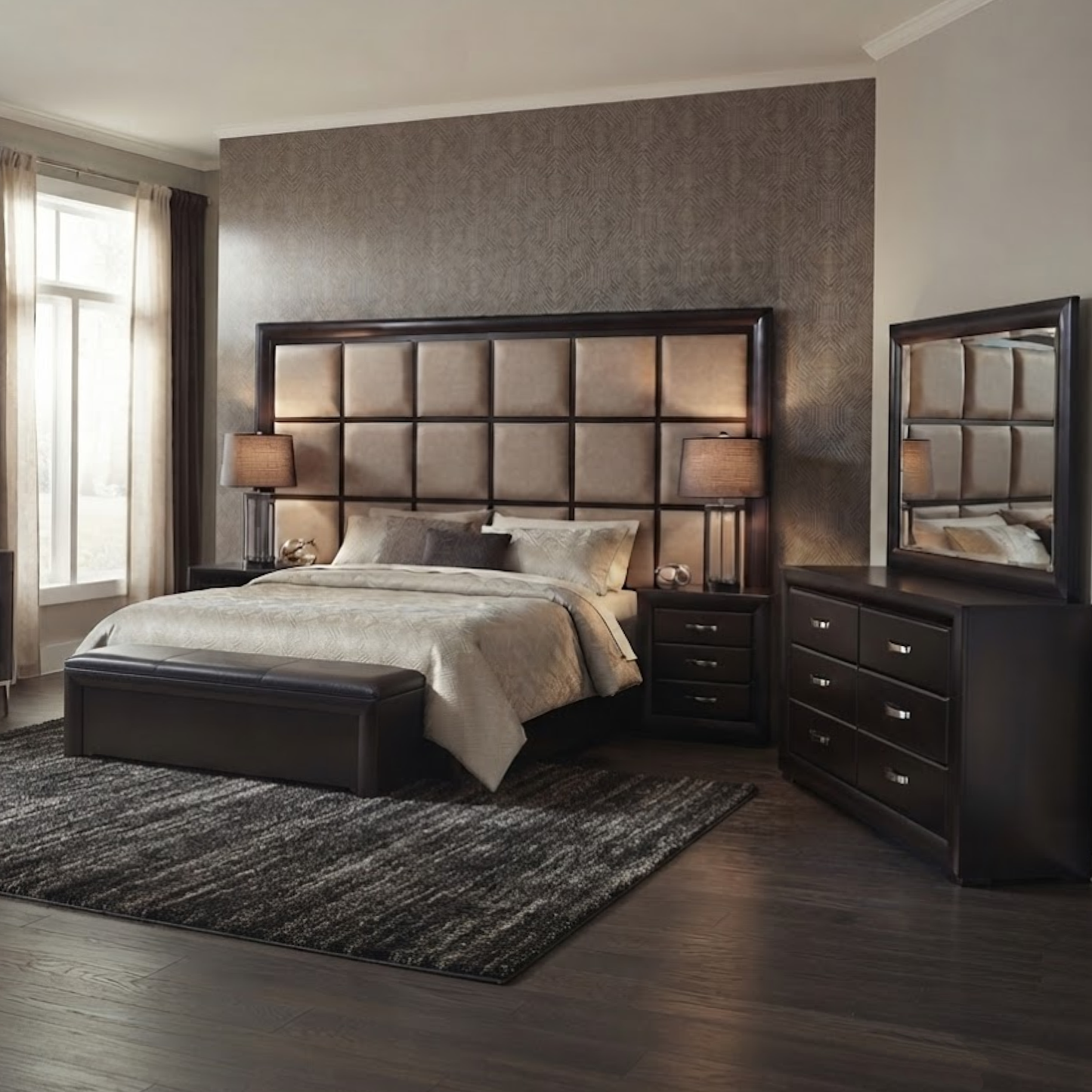 Silk 6 Piece Bedroom Suite