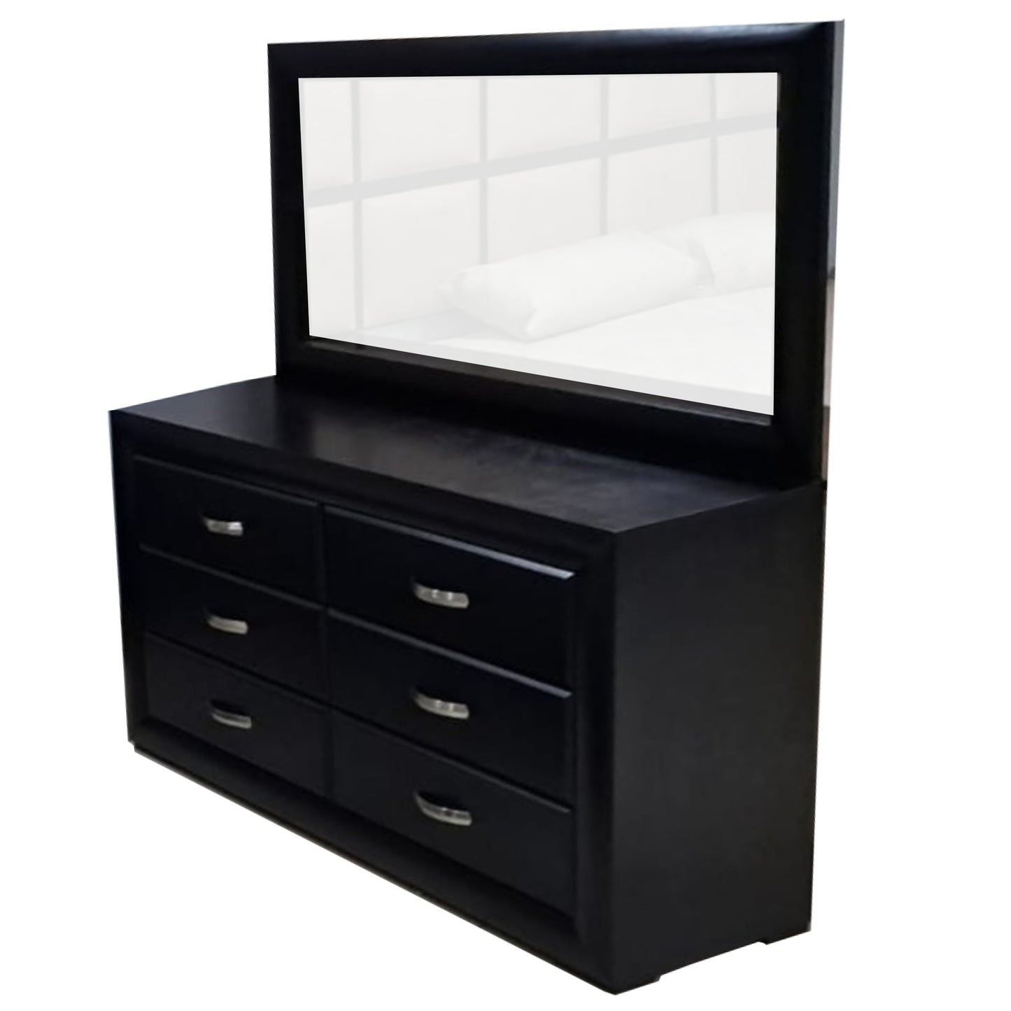 Silk Dresser and Mirror