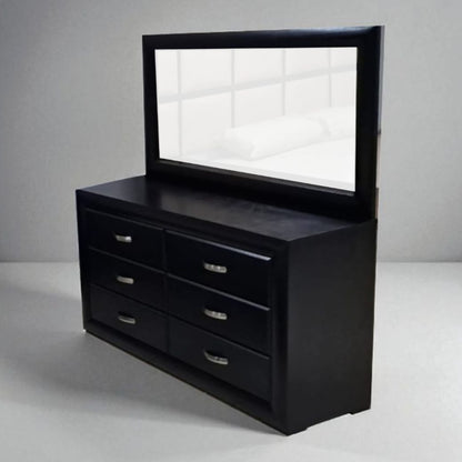 Silk Dresser and Mirror