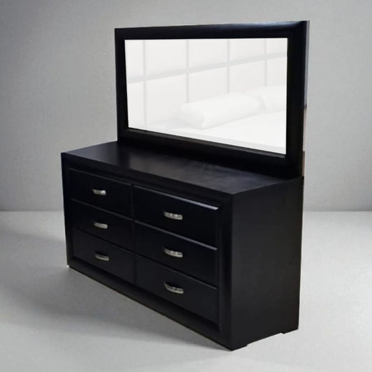 Silk Dresser and Mirror