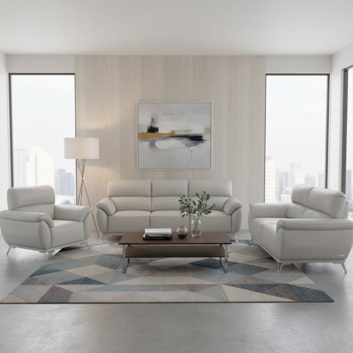Grafton Skylar 3.2.1 Lounge Suite - Genuine Leather