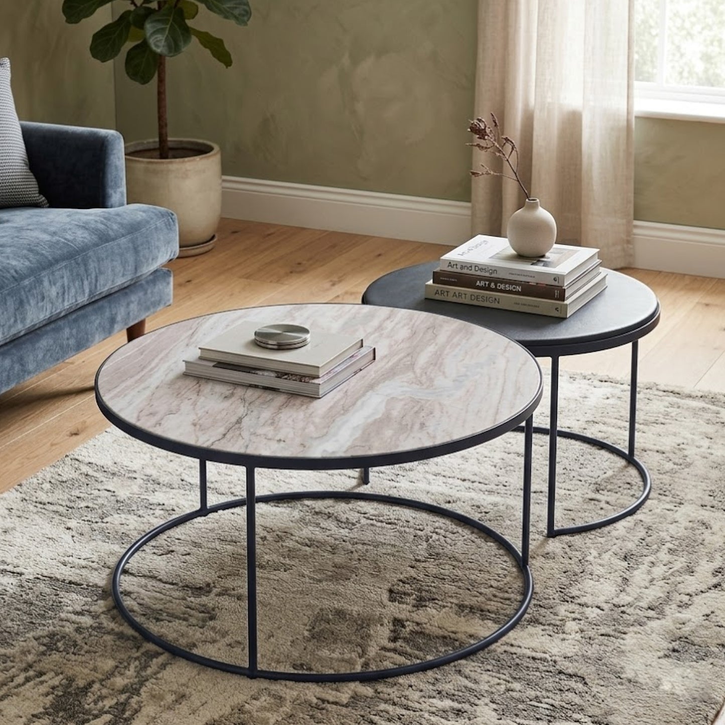 Sofia Set of 2 Coffee Tables