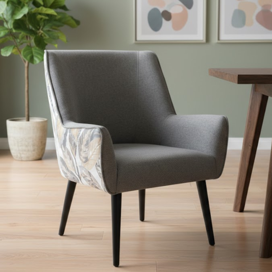 Stella Set of 8 Dining Room Chairs - Fabric