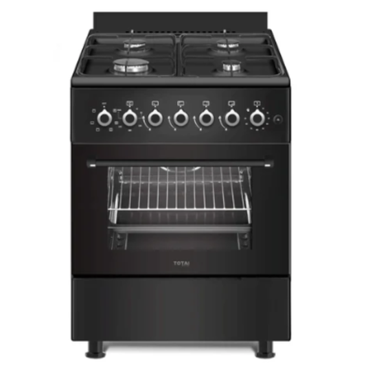 Totai 60cm 4 Burner Gas/Electric Cooker - 03/T700EB - Black
