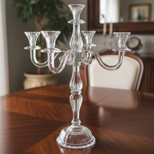 Tempo 5 Arm Crystal Candle Holder - NX383U1