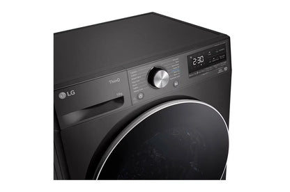 LG 10kg Heat Pump Tumble Dryer - Platinum Black - RH10V9ZV2W