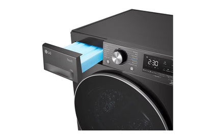 LG 10kg Heat Pump Tumble Dryer - Platinum Black - RH10V9ZV2W