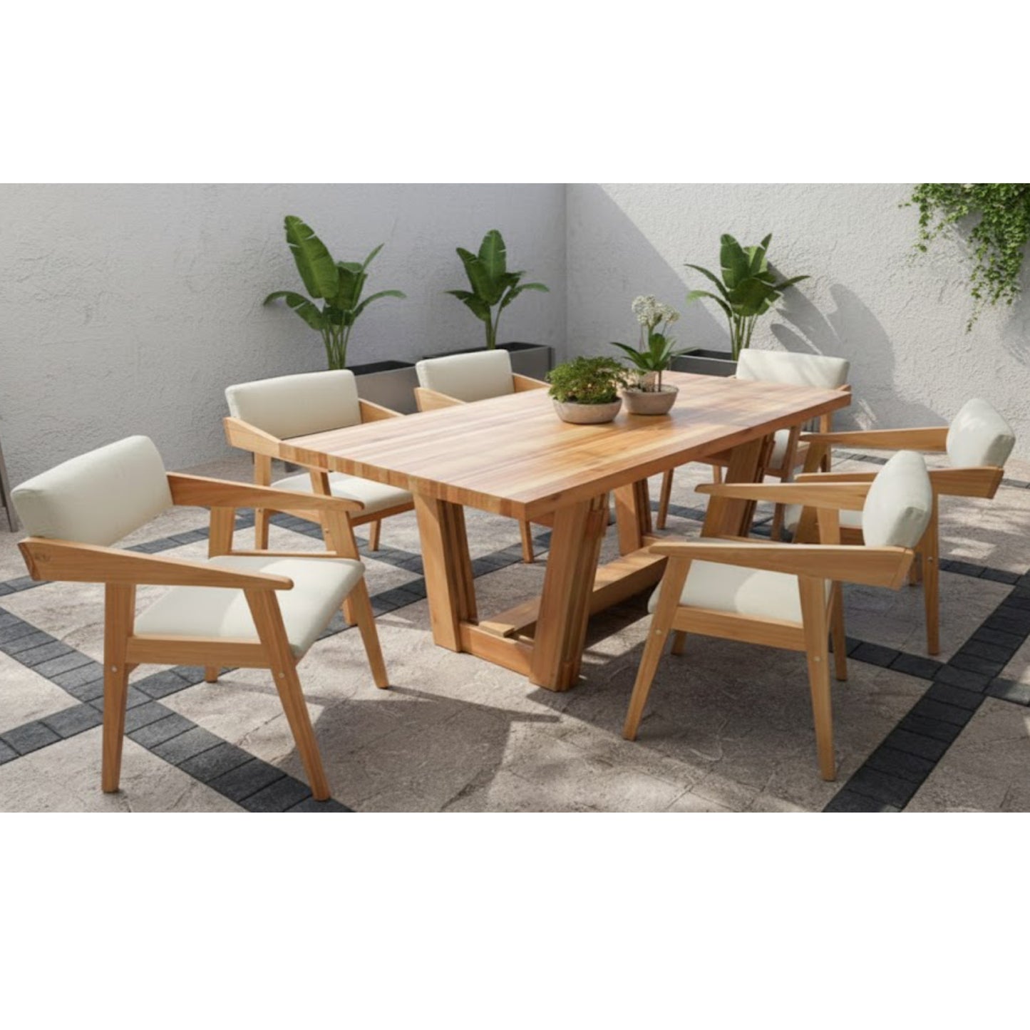 Tresle 7 Piece Patio Set