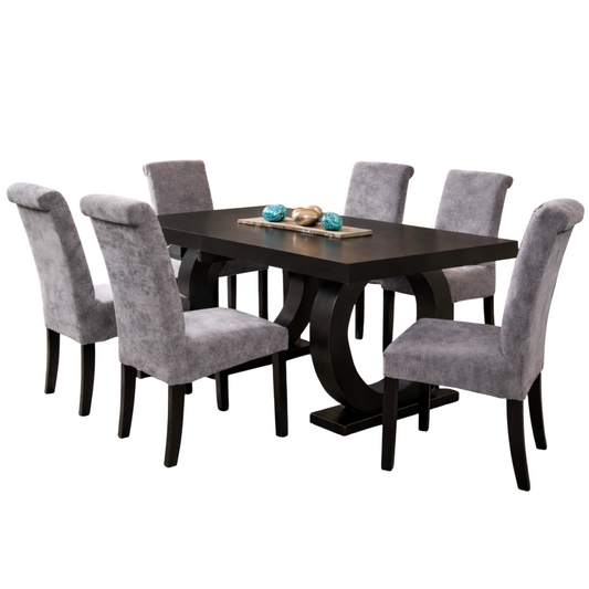 Valentino 7 Piece Dining Room Suite