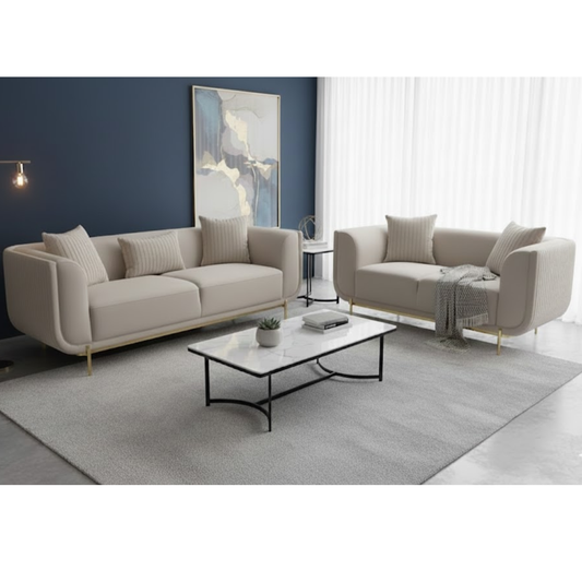 Verona 2 Piece Lounge Suite - Fabric