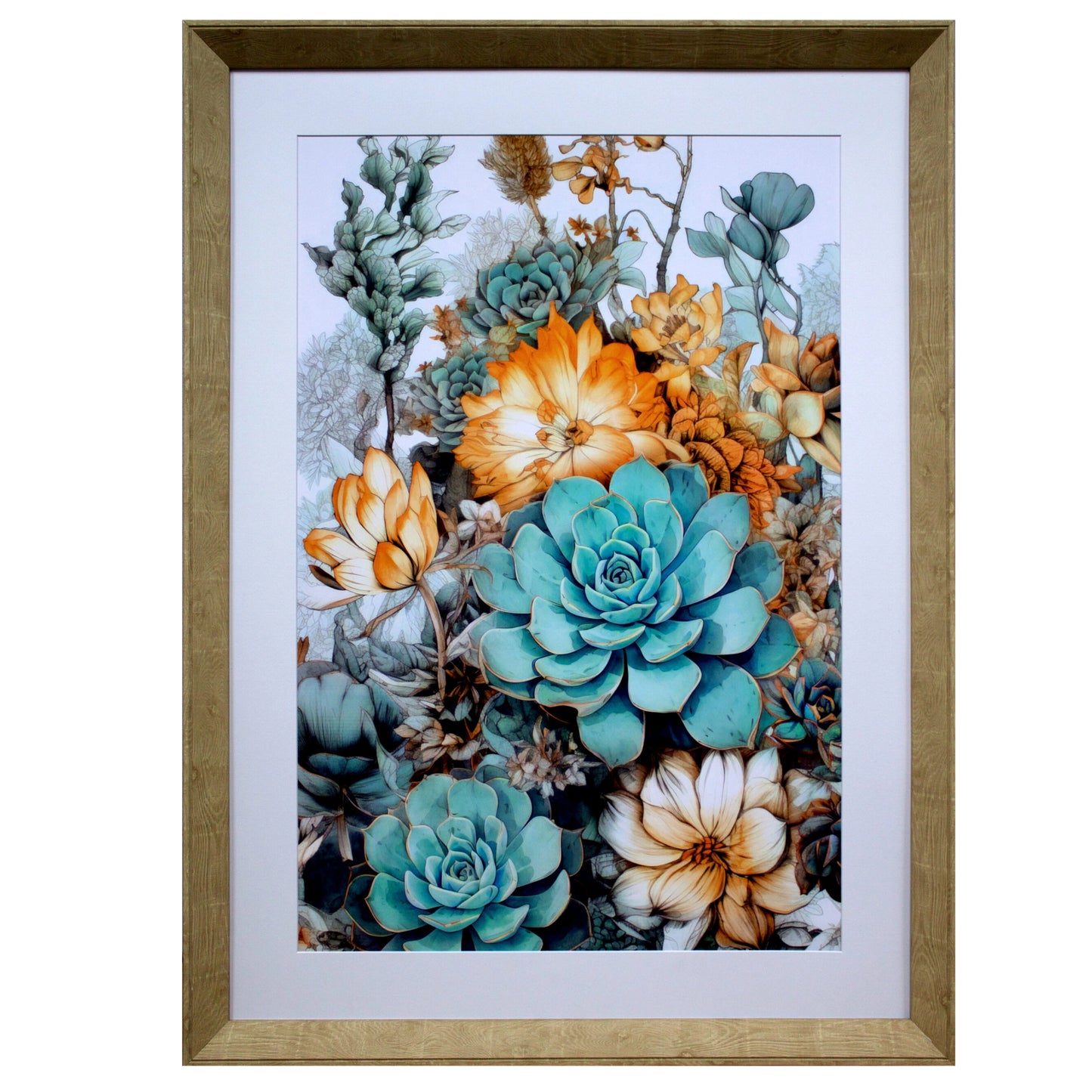 Wall Art - Succulents And Cactus - 68477