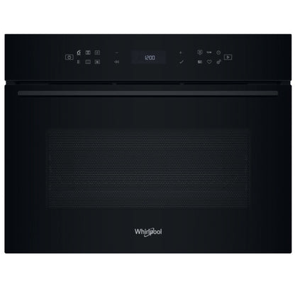 Whirlpool 60cm Built In Microwave Oven 6th Sense - Black - WCW7O7HTSB