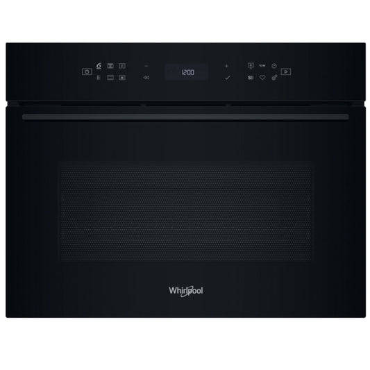 Whirlpool 60cm Built In Microwave Oven 6th Sense - Black - WCW7O7HTSB