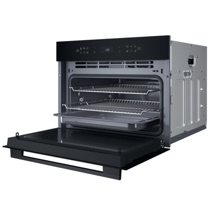 Whirlpool 60cm Built In Microwave Oven 6th Sense - Black - WCW7O7HTSB