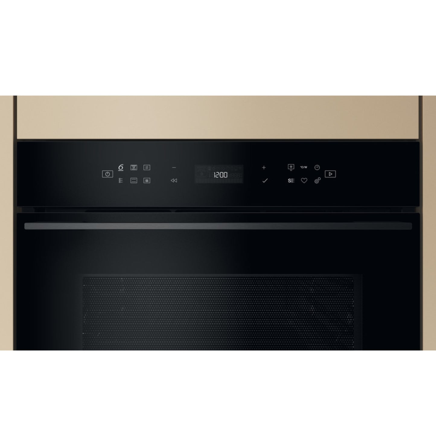 Whirlpool 60cm Built In Microwave Oven 6th Sense - Black - WCW7O7HTSB