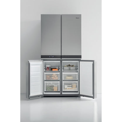 Whirlpool 591L 4 Door Side by Side Fridge/Freezer - Inox Silver - WQ9B1LM