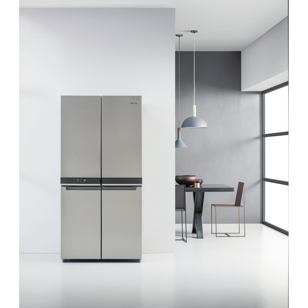 Whirlpool 591L 4 Door Side by Side Fridge/Freezer - Inox Silver - WQ9B1LM