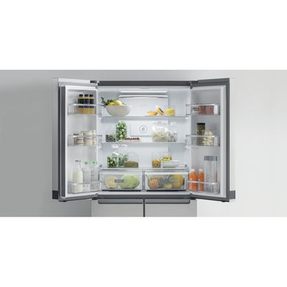 Whirlpool 591L 4 Door Side by Side Fridge/Freezer - Inox Silver - WQ9B1LM