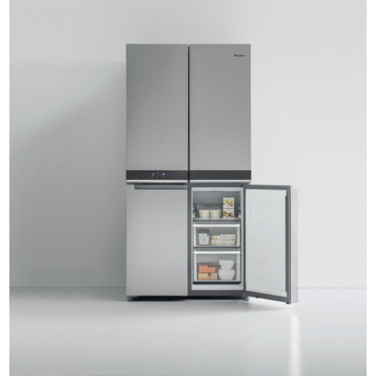 Whirlpool 591L 4 Door Side by Side Fridge/Freezer - Inox Silver - WQ9B1LM