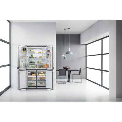 Whirlpool 591L 4 Door Side by Side Fridge/Freezer - Inox Silver - WQ9B1LM