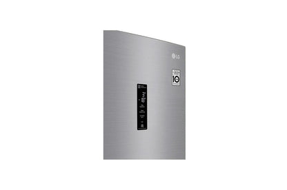 LG 374Lt Net Combi Fridge/Freezer - Platinum SIlver - GC-B459NLXM