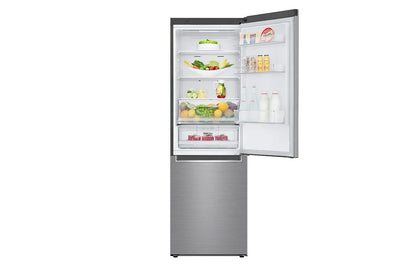 LG 374Lt Net Combi Fridge/Freezer - Platinum SIlver - GC-B459NLXM
