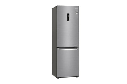 LG 374Lt Net Combi Fridge/Freezer - Platinum SIlver - GC-B459NLXM