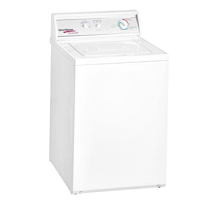 Speed Queen 10.5kg Top Loader Washing Machine S/Steel Drum - LWS21NE - White - Ismails Furnishers