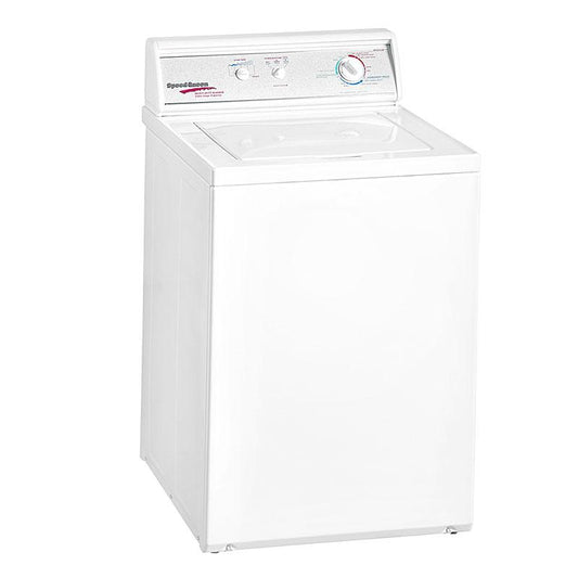 Speed Queen 10.5kg Top Loader Washing Machine S/Steel Drum - LWS21NE - White - Ismails Furnishers