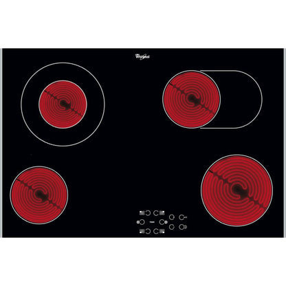 Whirlpool 4 Plate Touch Control Ceramic Hob - AKT8360LX - Ismails Furnishers